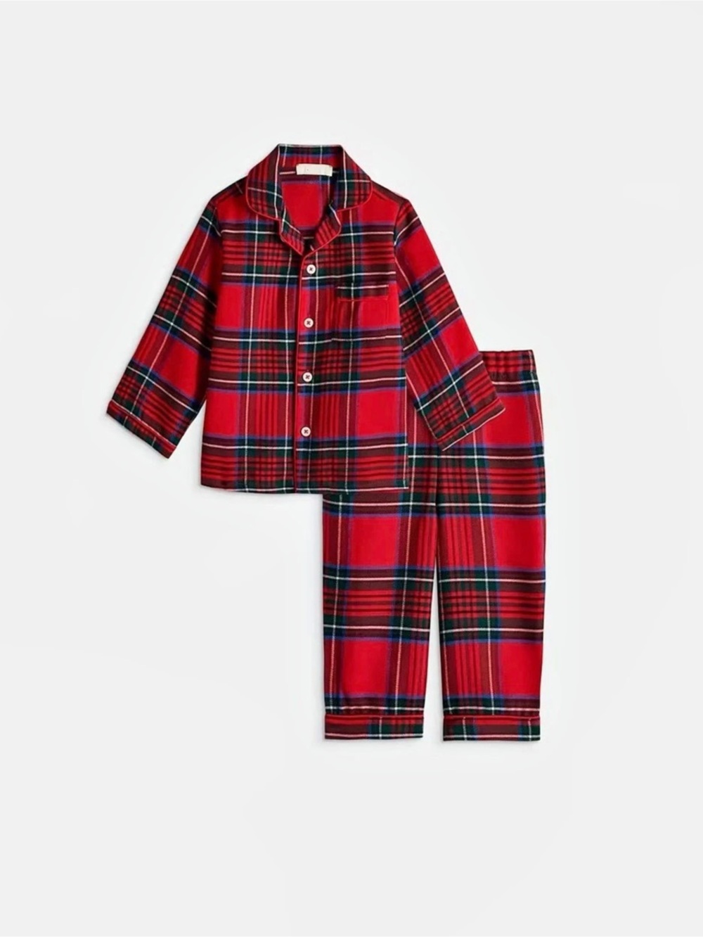 ZARA Plaid Pajama Set Size 6 Like New